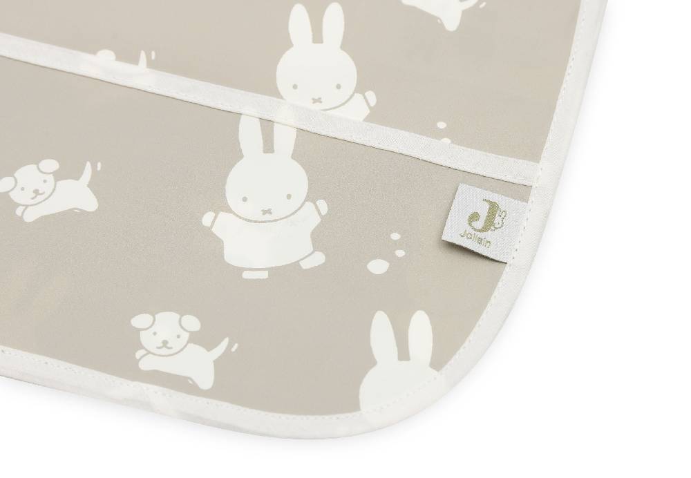 Jollein Lätzchen Wasserdicht mit Ärmeln MiffySnuffy Olive Green Auslauf