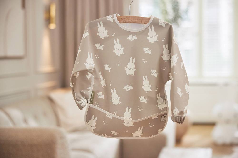 Jollein Lätzchen Wasserdicht mit Ärmeln MiffySnuffy Olive Green Auslauf