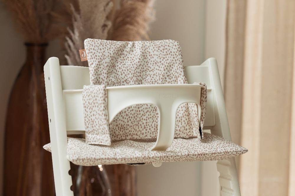 Jollein Sitzverkleinerer für Kinderhochstuhl Dotted Biscuit Schlussverkauf