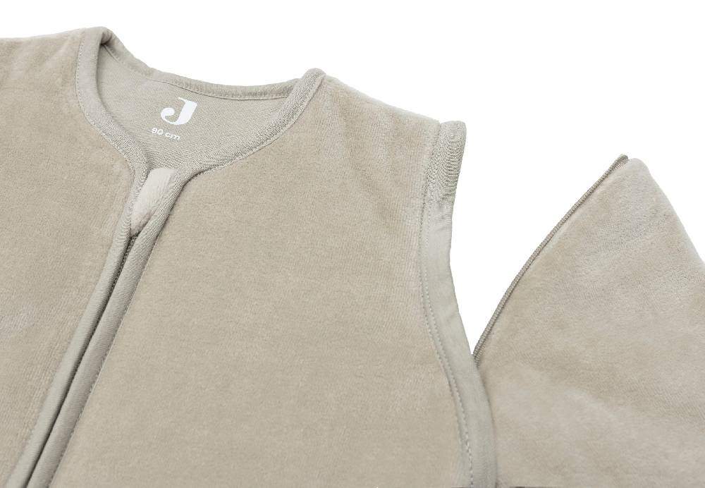Jollein Schlafsack mit Abnehmbaren Ärmeln 90cm Velvet Olive Green Top Angebot