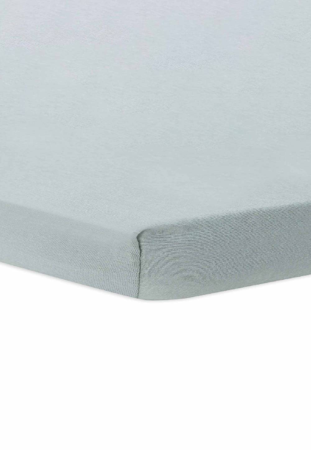 Jollein Spannbettlaken Laufgitter Jersey 75x95cm - Sea Green Kauf eins, bekomm eins gratis