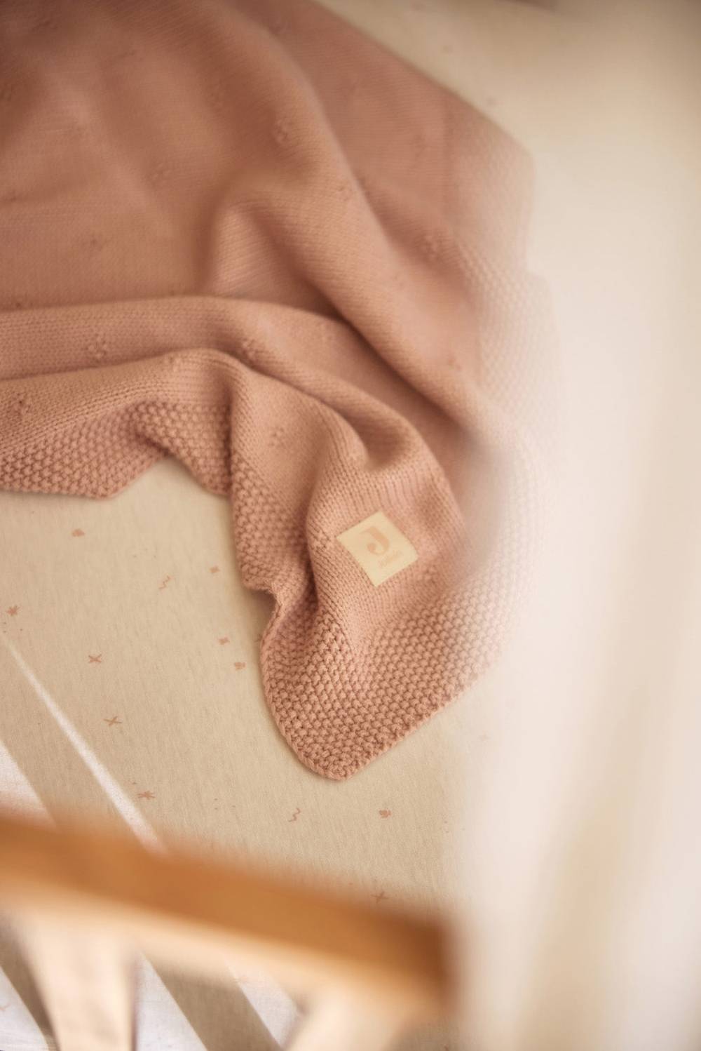 Jollein Spannbettlaken Jersey 70/75x140/150cm Twinkling - Wild Rose Riesige Ersparnisse
