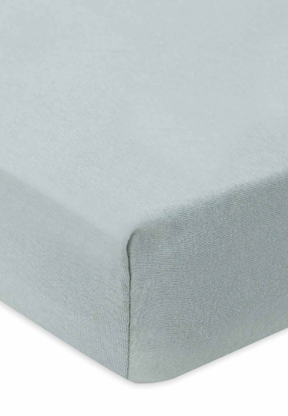 Jollein Spannbettlaken Jersey 60x120cm - Sea Green Tiefpreis