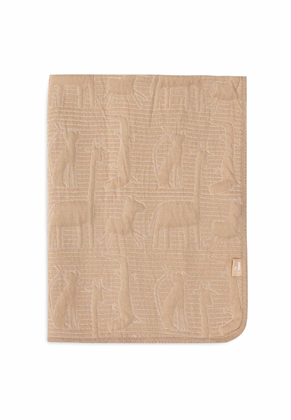 Jollein Decke Kinderbett 100x150cm Jungle Jambo - Biscuit/Oatmeal Bis zu 50% Rabatt