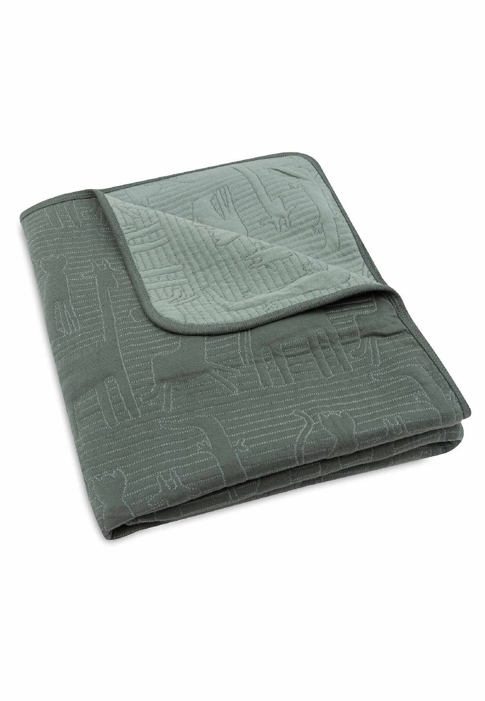 Jollein Decke Kinderbett 100x150cm Jungle Jambo - Ash Green/Laurel Bis zu 60% Rabatt