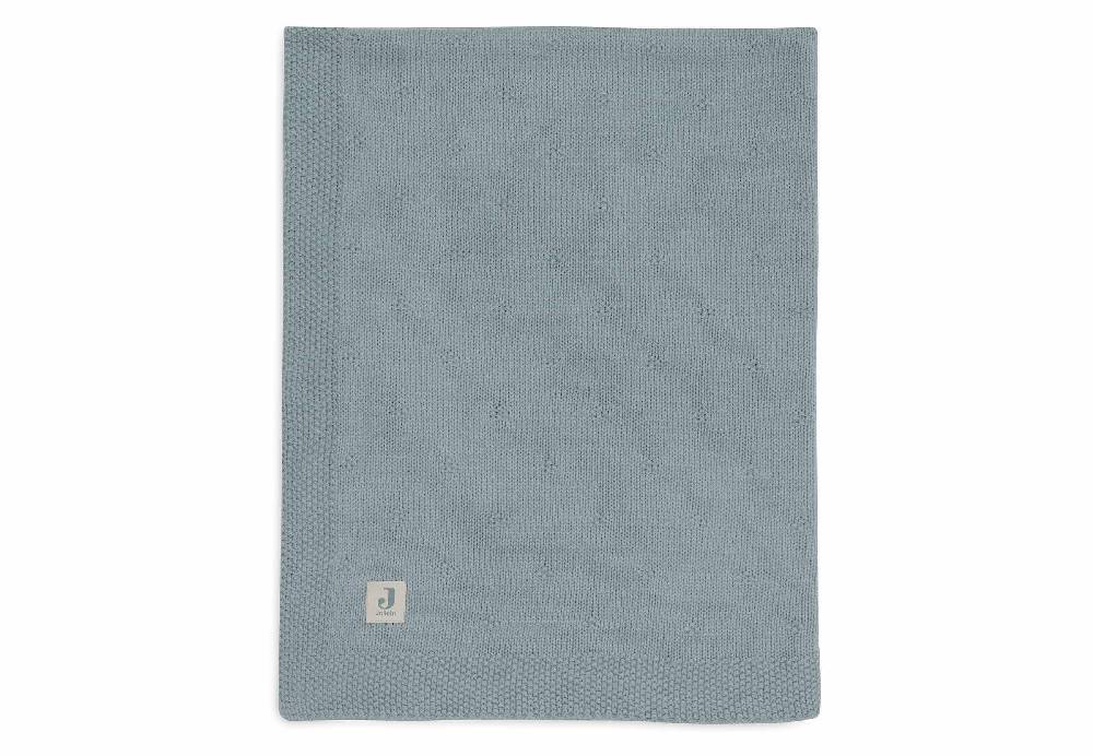 Jollein Decke Kinderbett 100x150cm Cosy Knit - Sea Green