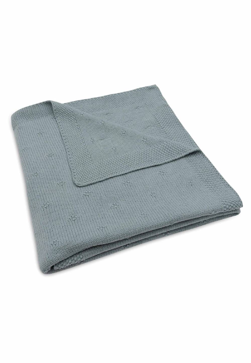 Jollein Decke Kinderbett 100x150cm Cosy Knit - Sea Green Bis zu 65% Rabatt