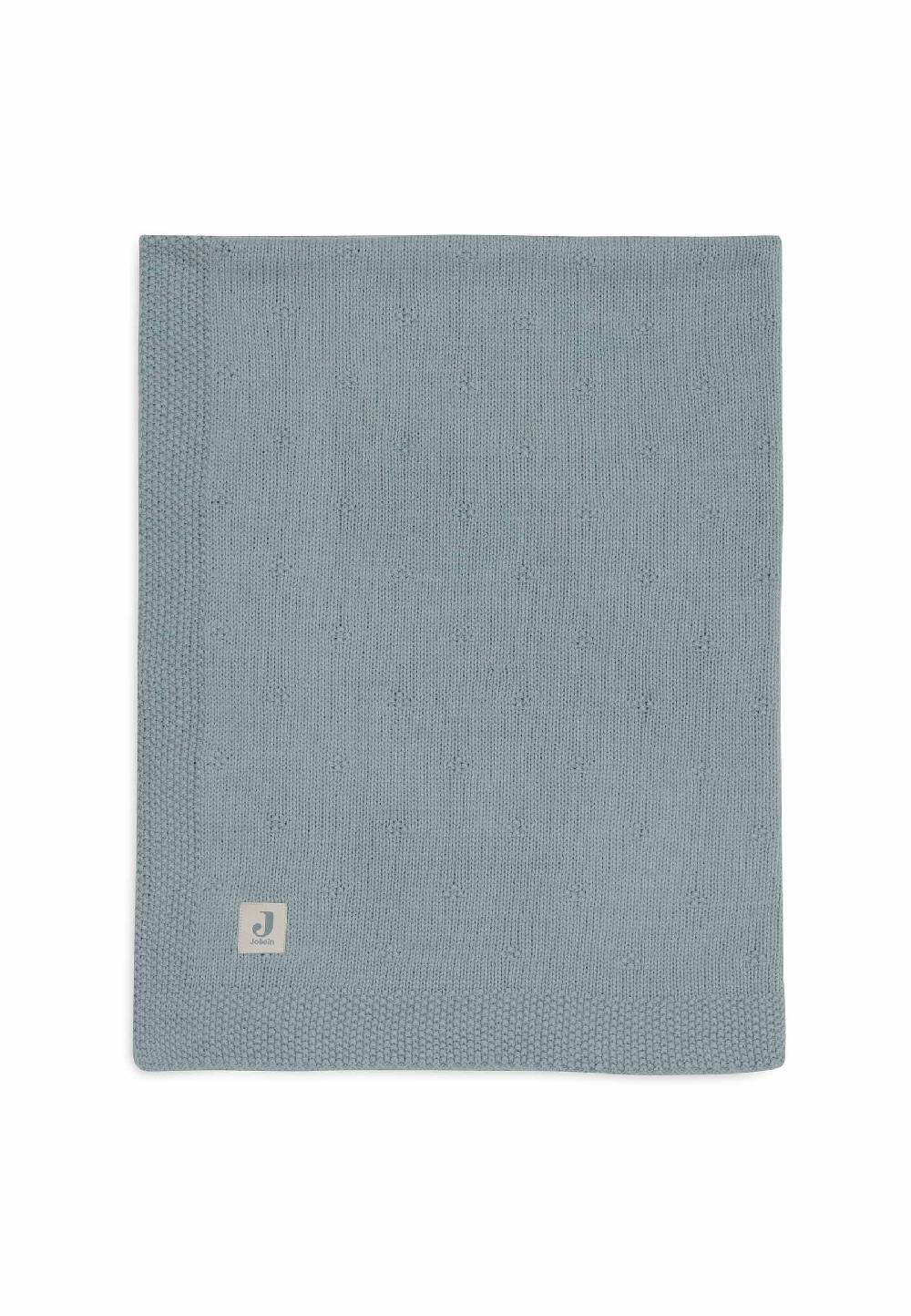 Jollein Decke Kinderbett 100x150cm Cosy Knit - Sea Green Bis zu 65% Rabatt