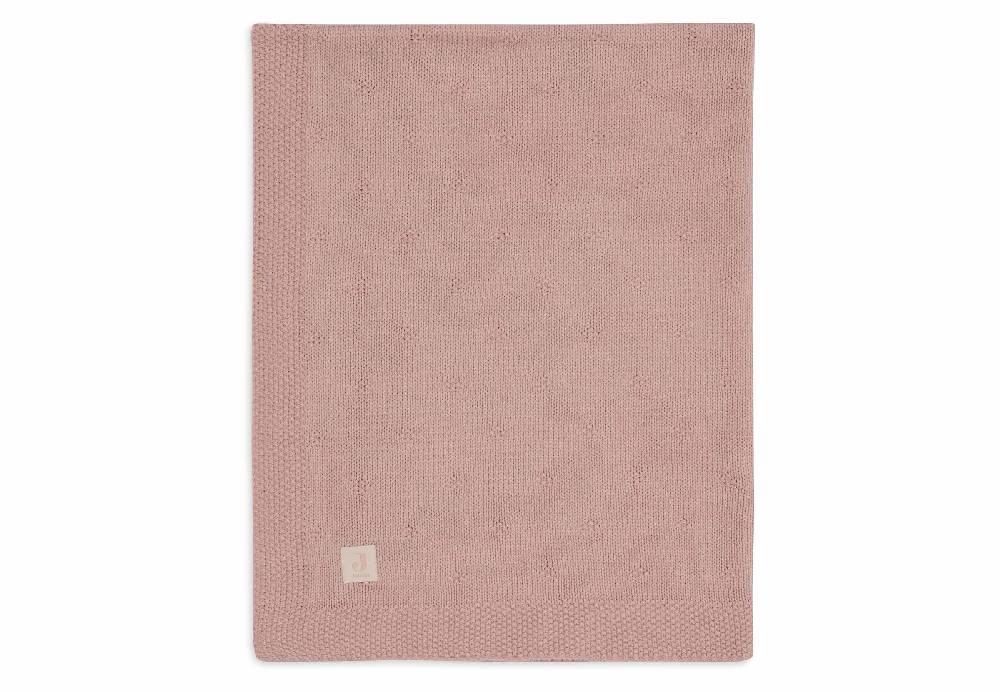 Jollein Decke Kinderbett 100x150cm Cosy Knit - Wild Rose