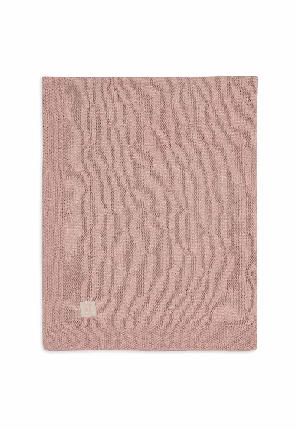 Jollein Decke Kinderbett 100x150cm Cosy Knit - Wild Rose Nur für heute
