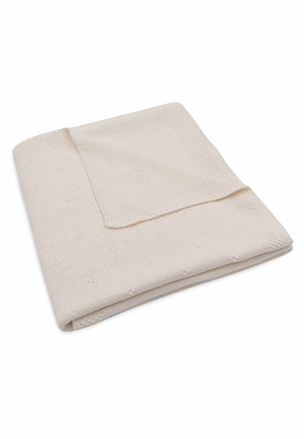 Jollein Decke Kinderbett 100x150cm Cosy Knit - Ivory Sonderangebot der Fabrik