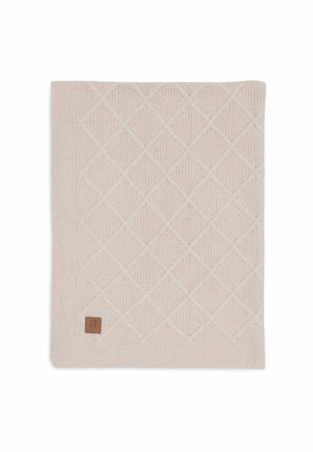 Jollein Decke Wiege 75x100cm Check Knit - Oatmeal Bis zu 55% Rabatt