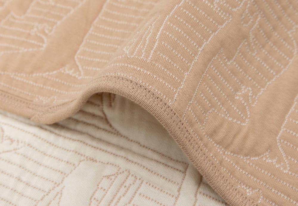 Jollein Decke Wiege 75x100cm Jungle Jambo - Biscuit/ Oatmeal Discount Store für neue Produkte