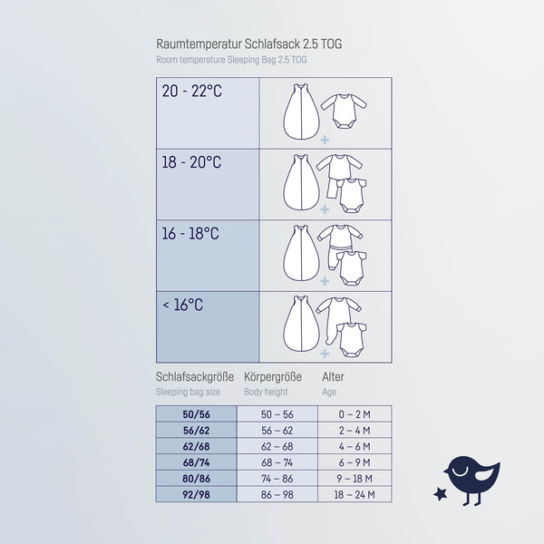 Julius Zöllner Jersey Schlafsack - Twiggy Begrenzte Freigabe
