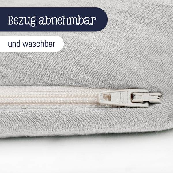 Julius Zöllner Stillkissen aus Baumwollmusselin, grau JETZT KAUFEN