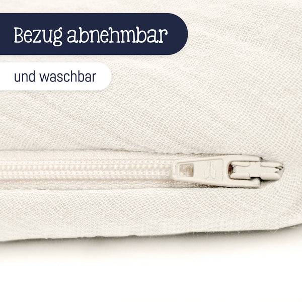 Julius Zöllner Stillkissen aus Baumwollmusselin ivory Letzte 2 Tage