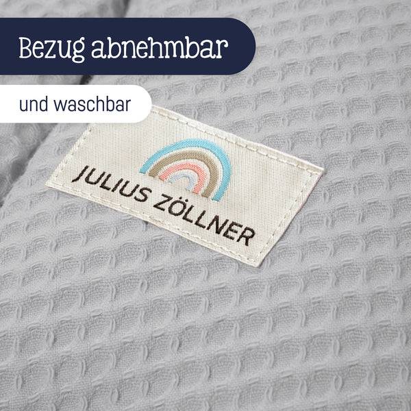 Julius Zöllner Stillkissen mit Knopf, Waffelpiqué Light Grey Bis zu 60% Rabatt