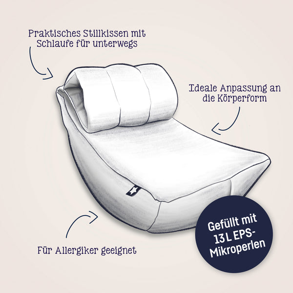 Julius Zöllner Jersey Stillkissen Move Uni Sand Bis zu 55% Rabatt