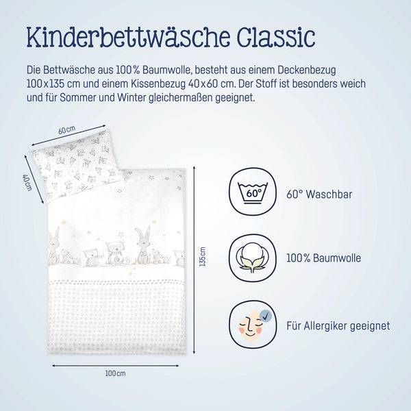 Julius Zöllner Bettwäsche Häschen & Eule 50% Rabatt für begrenzte Zeit