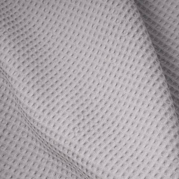 Julius Zöllner Krabbeldecke Blatt, Waffelpiqué Light Grey Fabrikverkauf