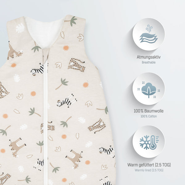 Julius Zöllner Jersey Schlafsack - Savanne Beige Vatertagsangebot