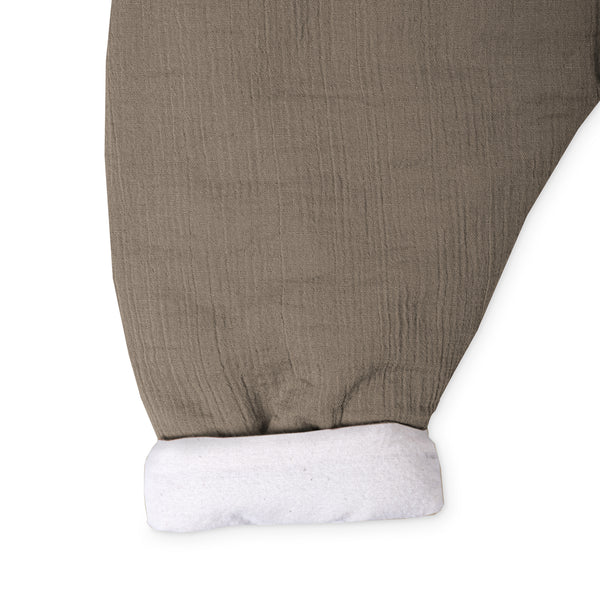 Julius Zöllner Jumper Musselin gefüttert, Nougat Top Angebot