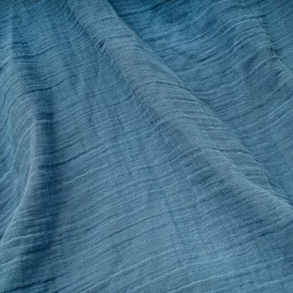 Julius Zöllner Kuscheldecke aus Baumwollmusselin, Blau Online