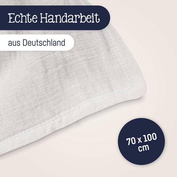 Julius Zöllner Kuscheldecke aus Baumwollmusselin, ivory Angebote