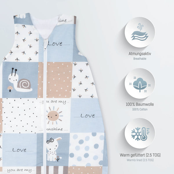 Julius Zöllner Schlafsack - Patch Blue Versandkostenfrei