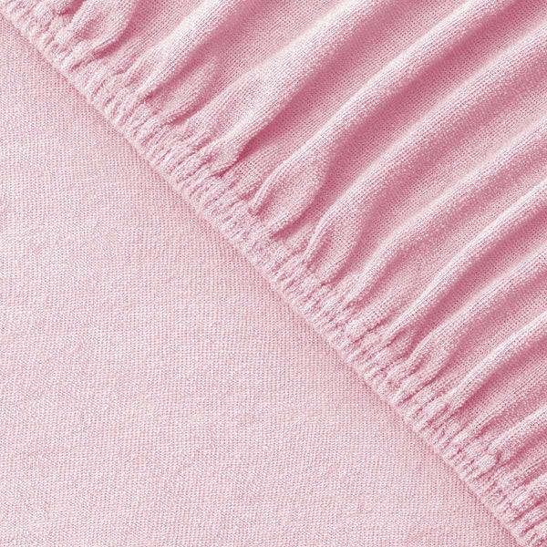 Julius Zöllner Fottee Spannbettlaken für Babymatratzen 60x120 bis 70x140cm, Rosa Preisnachlass