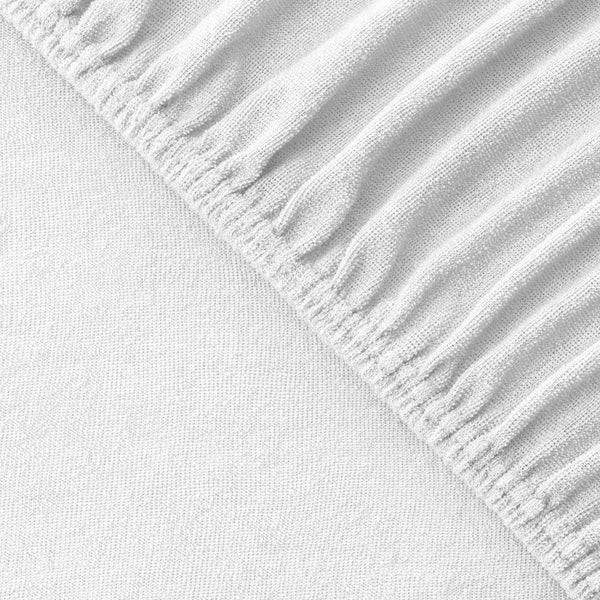 Julius Zöllner Fottee Spannbettlaken für Babymatratzen 60x120 bis 70x140cm, Weiß Saisonschlussverkauf