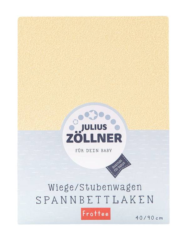 Julius Zöllner Frottee Spannbettlaken für Wiege und Stubenwagen von 90/40 cm Black Friday