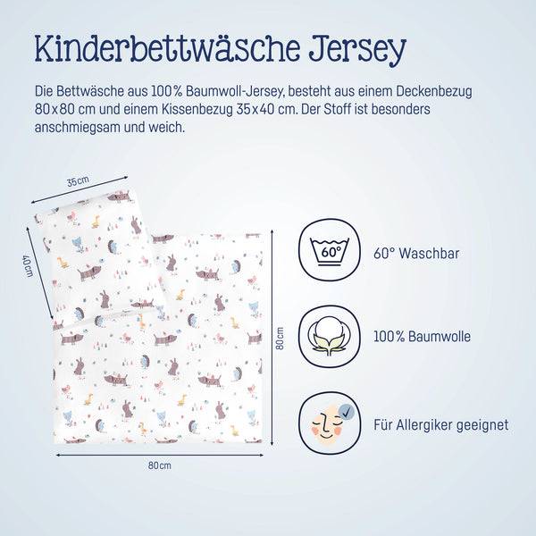 Julius Zöllner Jersey Bettwäsche Crazy Animals JETZT KAUFEN