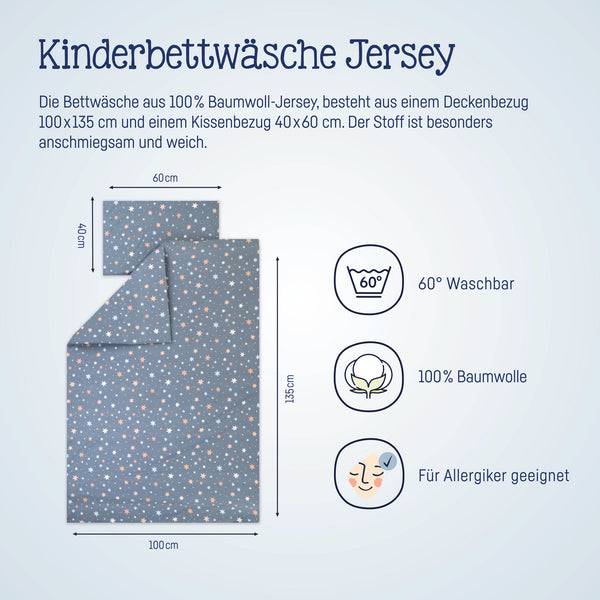 Julius Zöllner Jersey Bettwäsche Shiny Stars Sonderangebot der Fabrik
