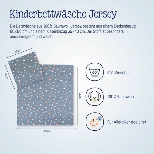 Julius Zöllner Jersey Bettwäsche Shiny Stars Sonderangebot der Fabrik