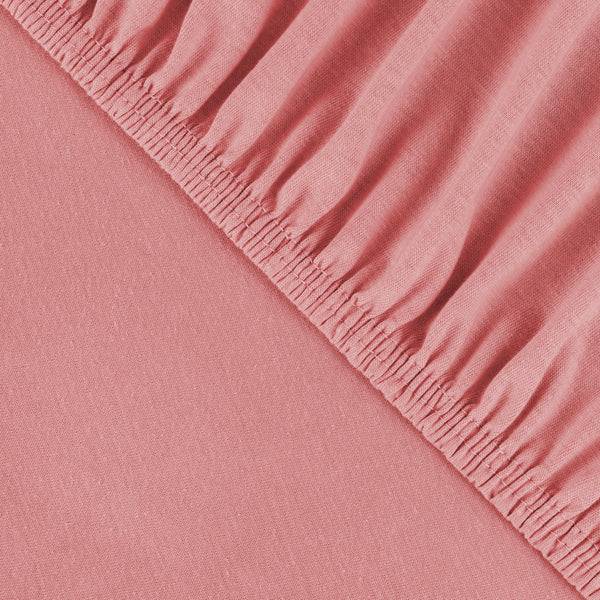 Julius Zöllner Jersey Spannbettlaken für Wiegen & Stubenwagenmatratzen 90x 40 cm, Blush Weihnachtsangebot