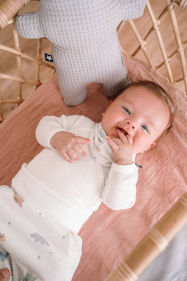 Julius Zöllner Musselin Spannbettlaken, Dusty Rose Super Sparpreis
