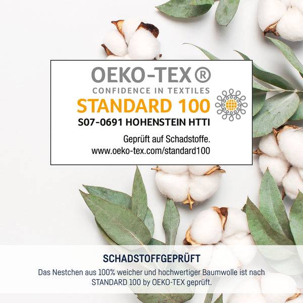 Julius Zöllner Nestchen Basic Soft uni weiß 50% Rabatt mit kostenlosem Versand