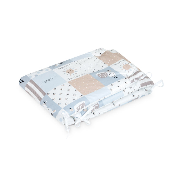 Julius Zöllner Nestchen für das Babybett, Patch Blue Begrenzt auf 3 Tage