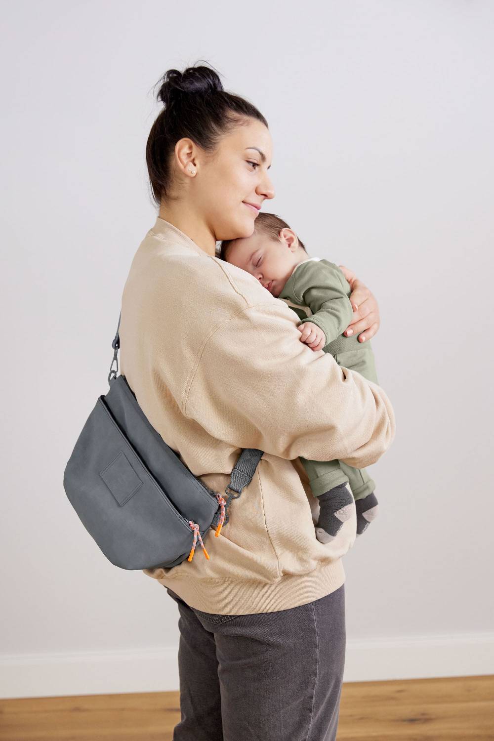 Lässig Kinderwagen Organizer - Bum Bag, Anthrazit Weihnachtsangebot