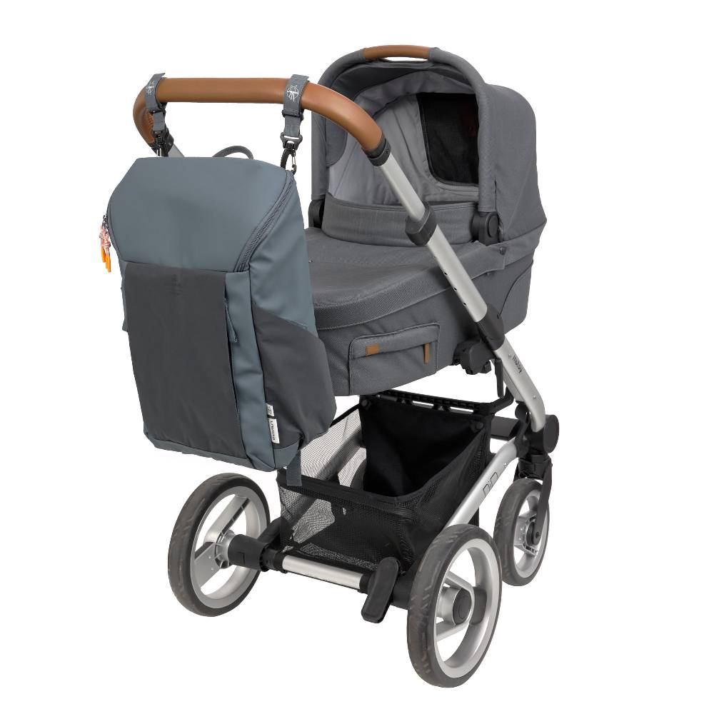 Lässig Wickelrucksack reflektierend - Slender Up Backpack, Anthrazit Valentinstagsangebot