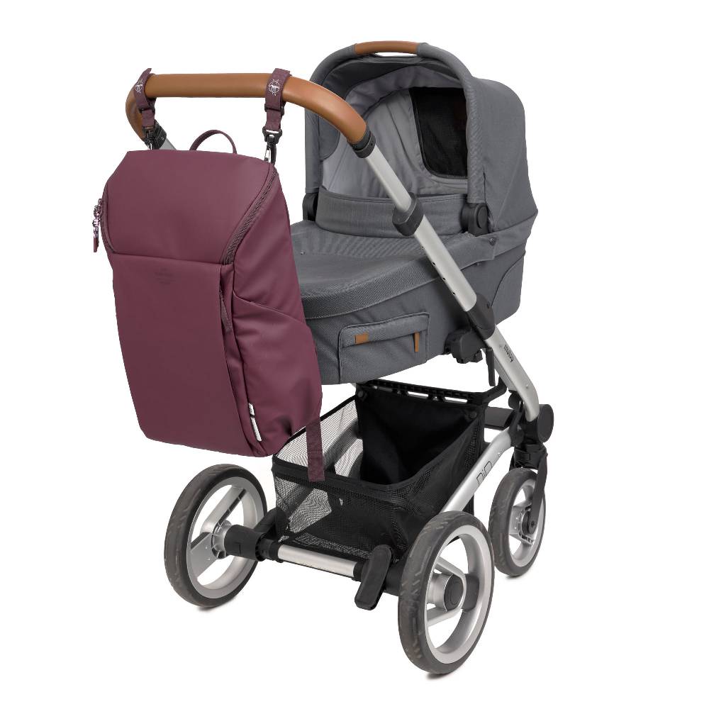 Lässig Wickelrucksack - Slender Up Backpack, Tiefrot Heißer Verkauf