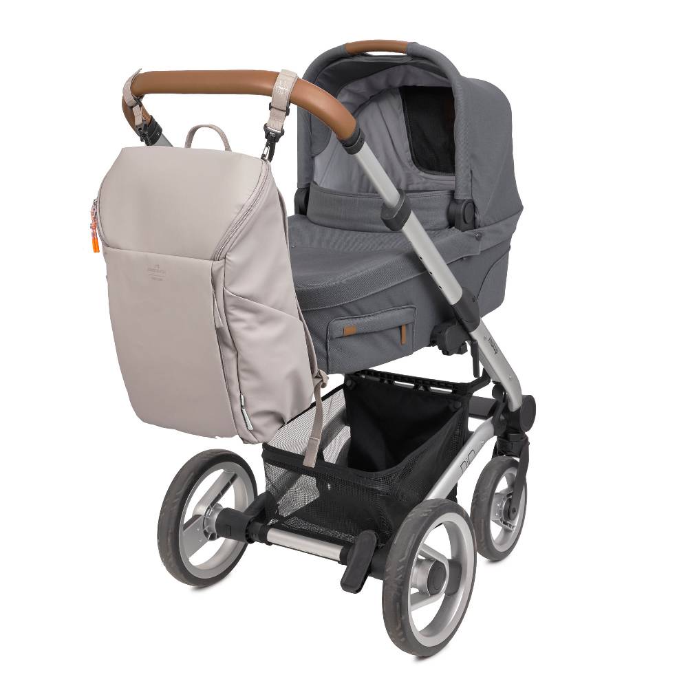 Lässig Wickelrucksack - Slender Up Backpack, Taupe Top Angebot