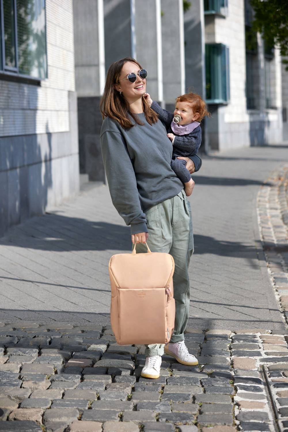 Lässig Wickelrucksack - Slender Up Backpack, Braun Neueste Mode