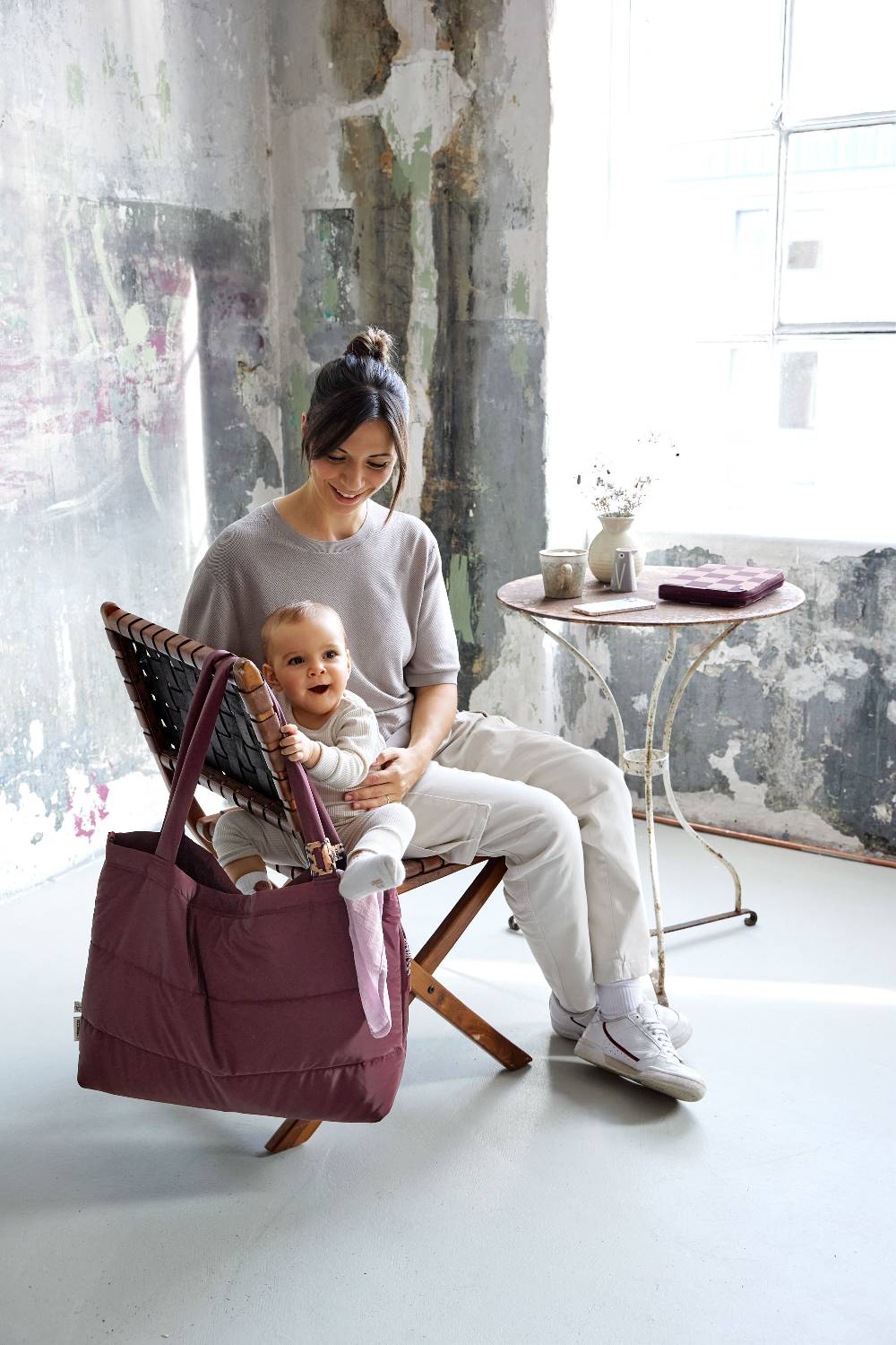 Lässig Shopper MIX, Tiefrot Große Rabatte