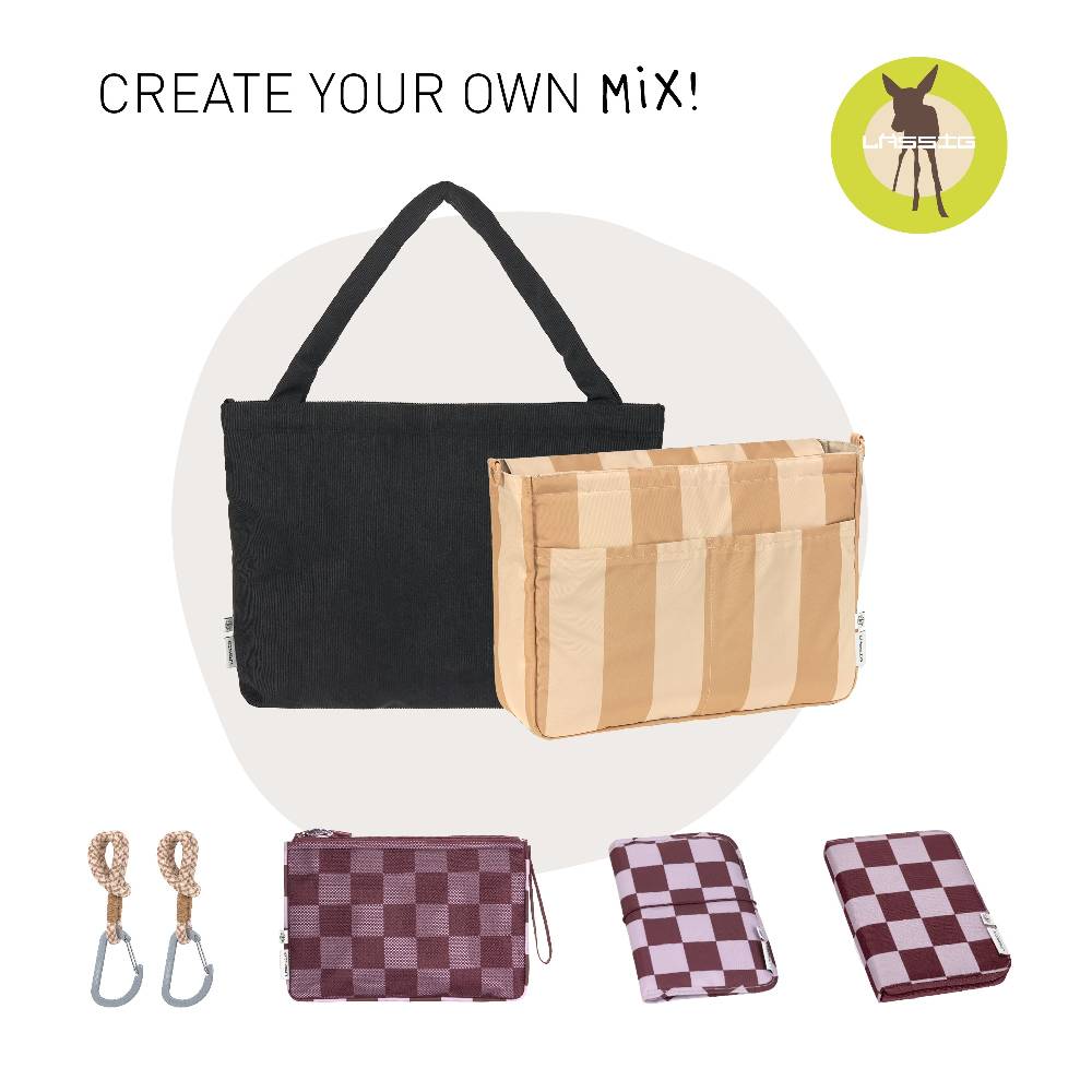 Lässig Shopper MIX - Cord, Schwarz Bestseller