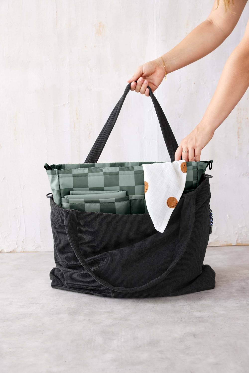 Lässig Shopper MIX - Cord, Schwarz Bestseller