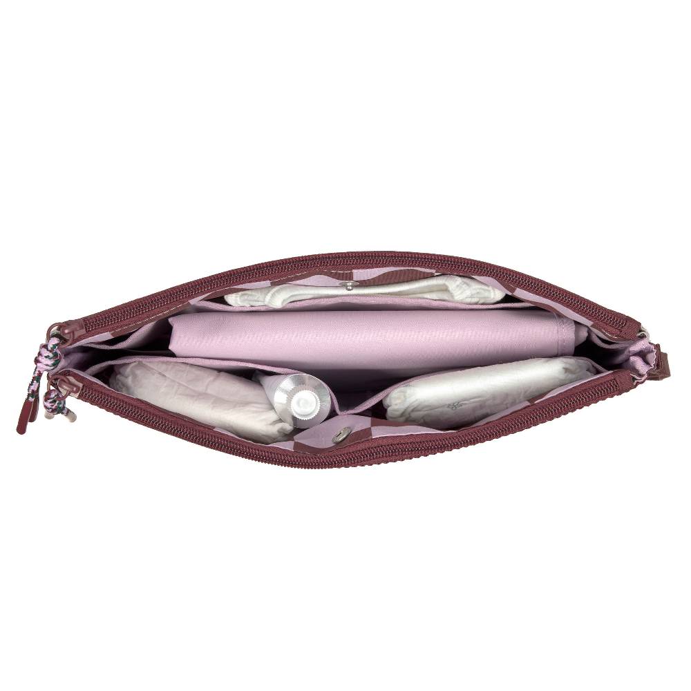 Lässig Windeltasche - Clutch, Tiefrot Lavendel Saisonale Angebote