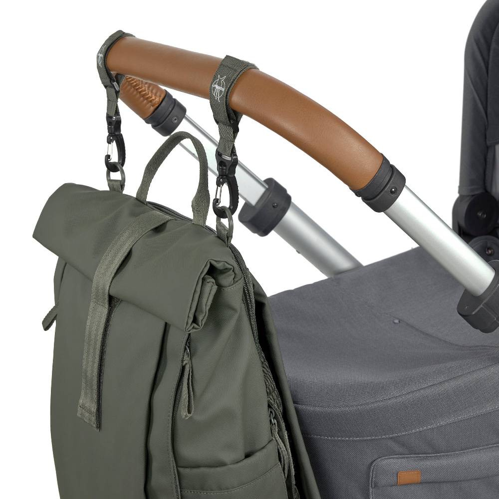 Lässig Wickelrucksack - Rolltop Up Backpack, Oliv Wochenangebot