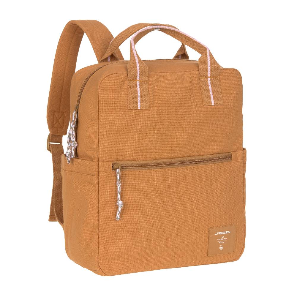 Lässig Wickelrucksack Square Little One & Me - Big, Karamell Letzte 3 Tage